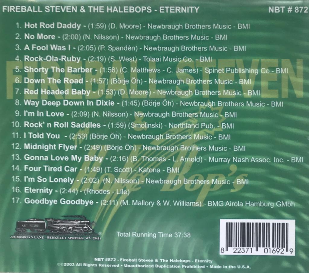 CD - Fireball Steven & The Halebops - Eternity