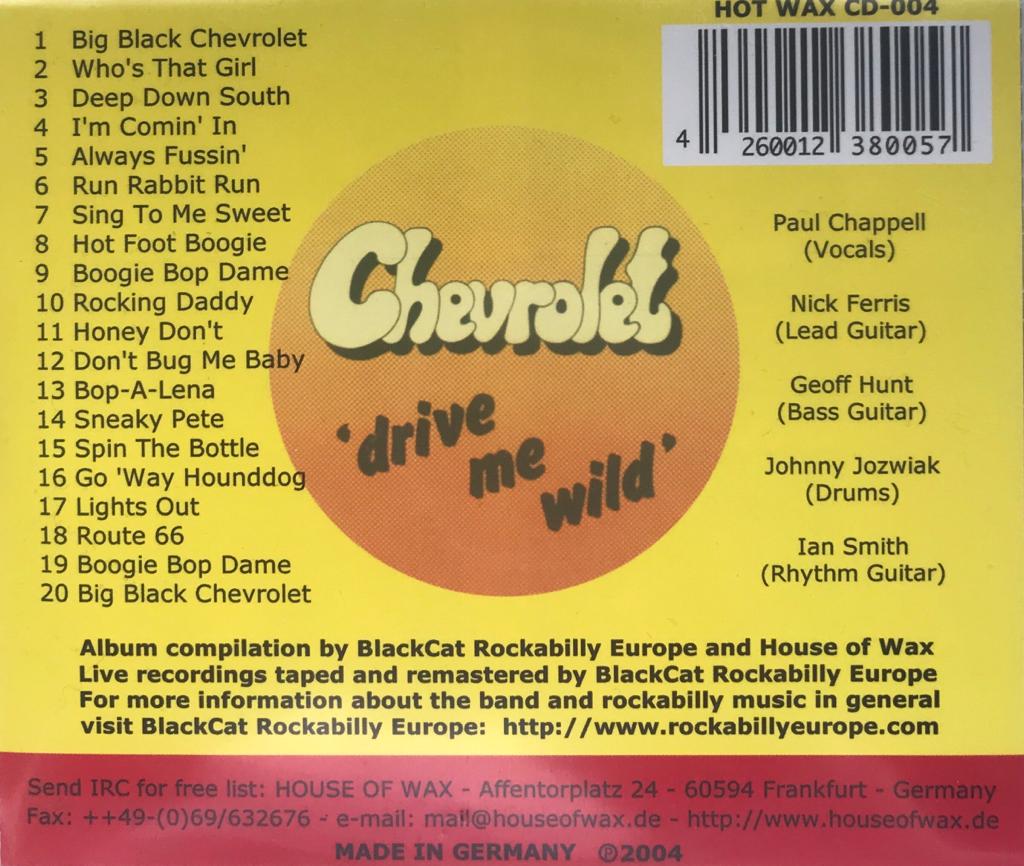 CD - Chevrolet - Drive Me Wild