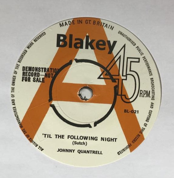 Single - VA - Johnny Quantrell / Bill Kimber - Til The Following Night / When You Gonna Say