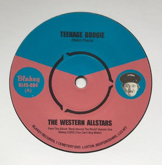 Single - VA - Rebbels / The Western All Stars - Monkey, Monkey / Teenage Boogie