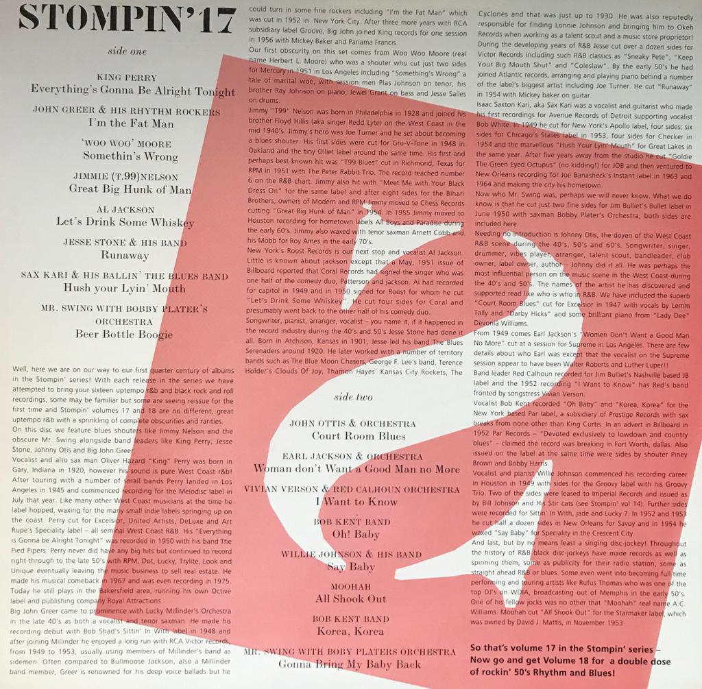 LP - VA - Stompin´ Vol. 17