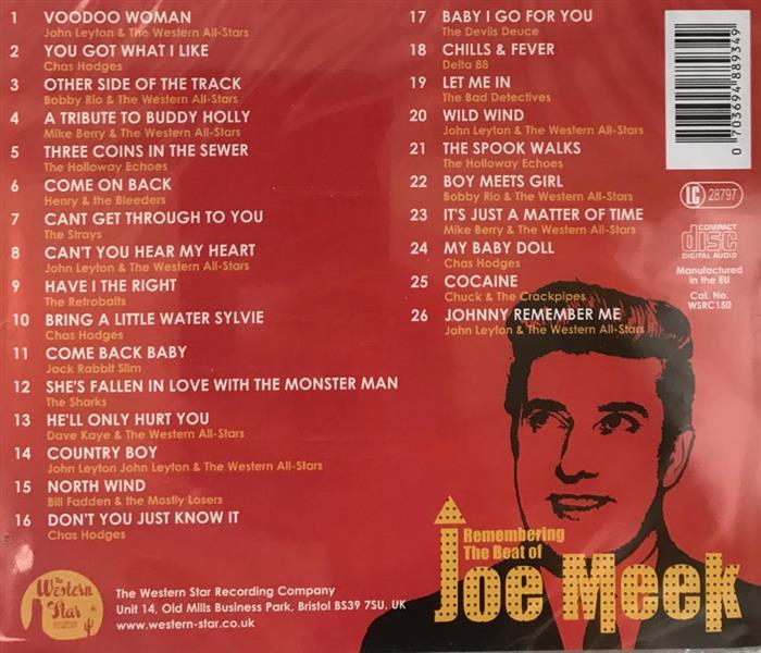 CD - VA - Remembering The Beat Of Joe Meek