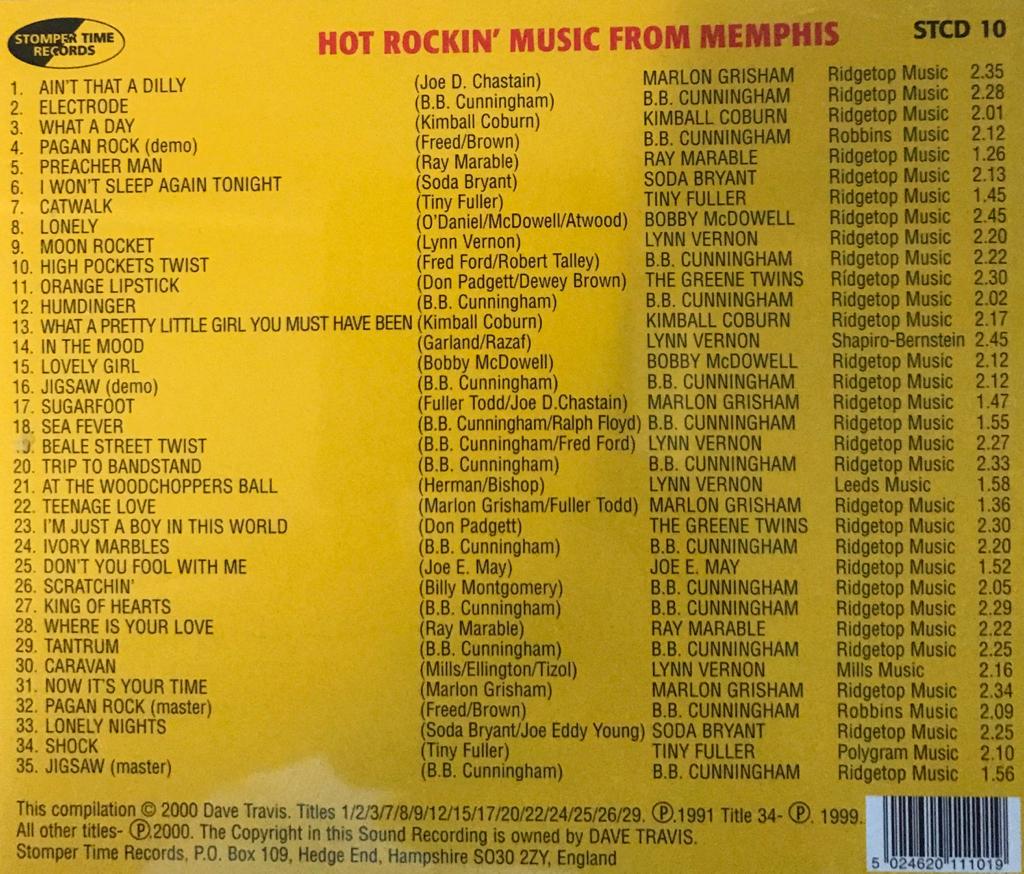 CD - VA - Hot Rockin' Music From Memphis