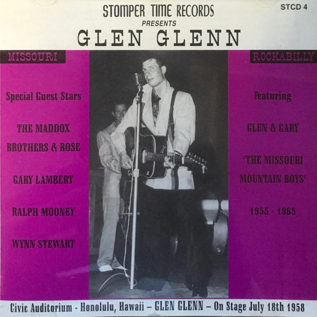 CD - Glen Glenn - Missouri Rockabilly 1955-1965 Cd