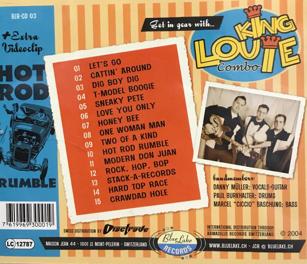 CD - King Louie Combo - Hot Rod Rumble