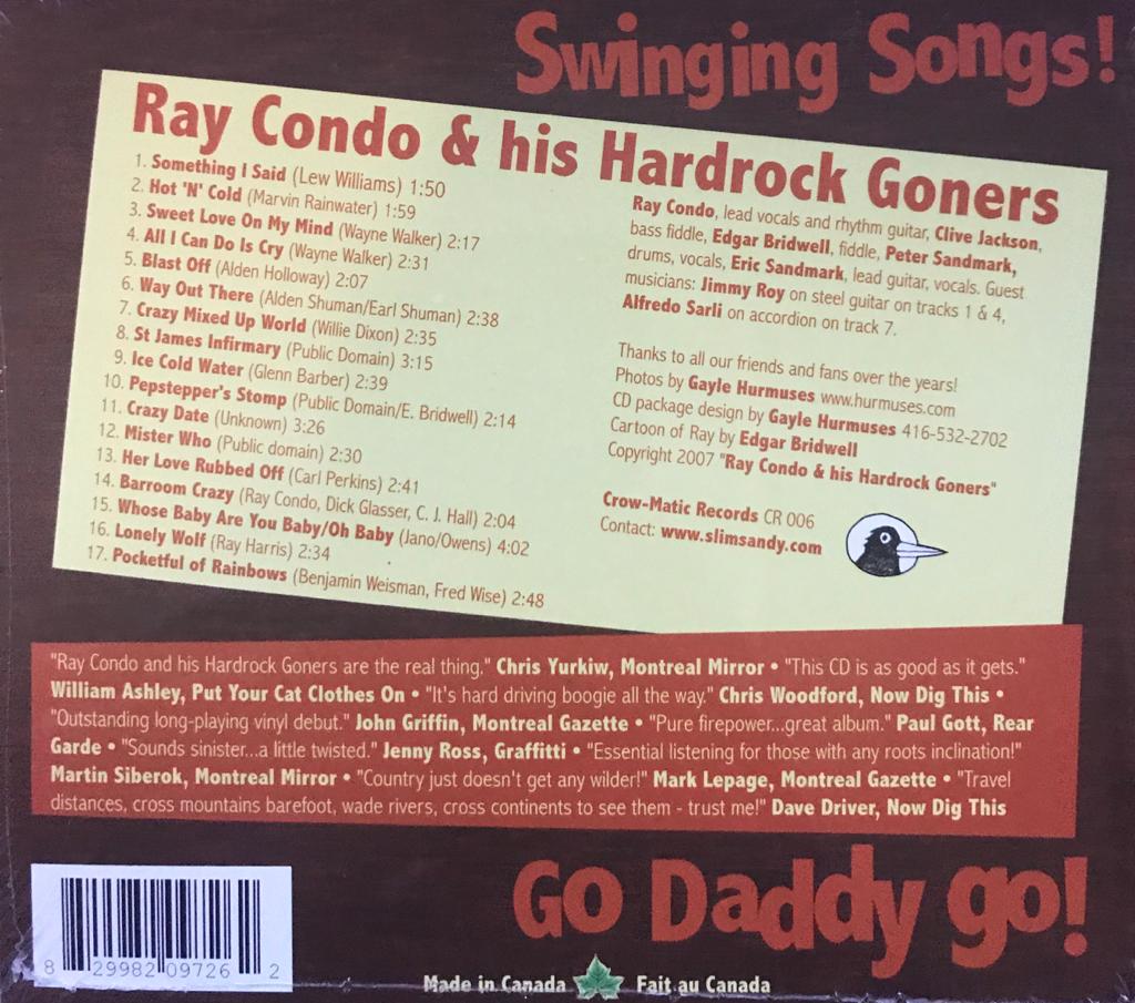 CD - Ray Condo & His Hardrock Goners - Top Hits! Party Favorites