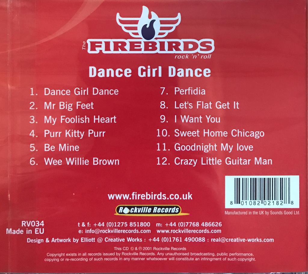 CD - Firebirds - Dance Girl Dance