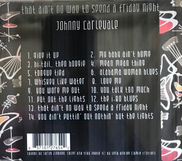 CD - Johnny Carlevale - That Ain't No Way To Spend A Friday Night