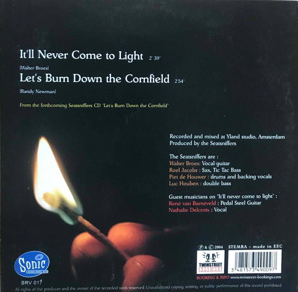 CD-Single - Seatsniffers - It'll Never Come To Light