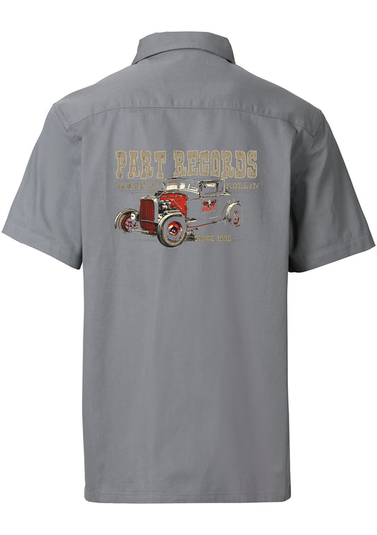 Workershirt - Part Records Hot Rod, Grey
