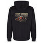 Zipper-Hoodie - Part Records Hot Rod, Schwarz