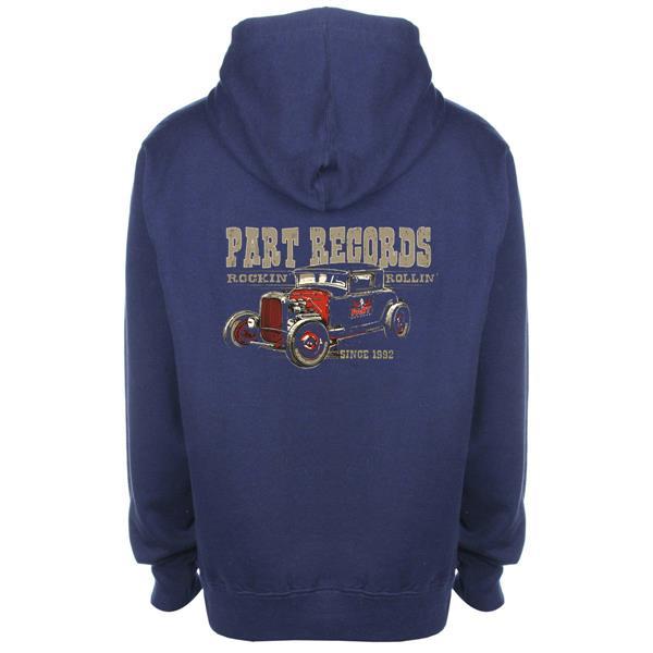 Kids - Zipper-Hoodie - Part Records Hot Rod, Blue