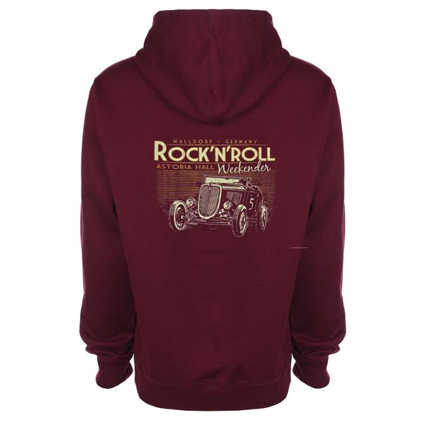 Zipper-Hoodie - Walldorf Weekender Astoria-Hall, Bordeaux